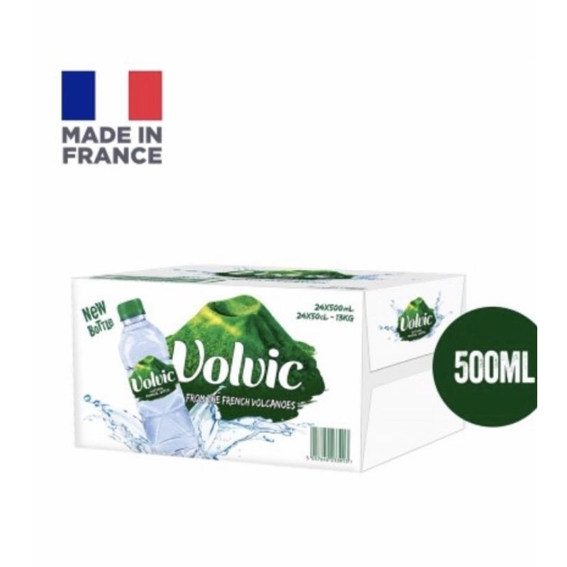 วอลวิค น้ำแร่ธรรมชาติจากฝรั่งเศส (500mlx24bt) Volvic Natural Mineral Water