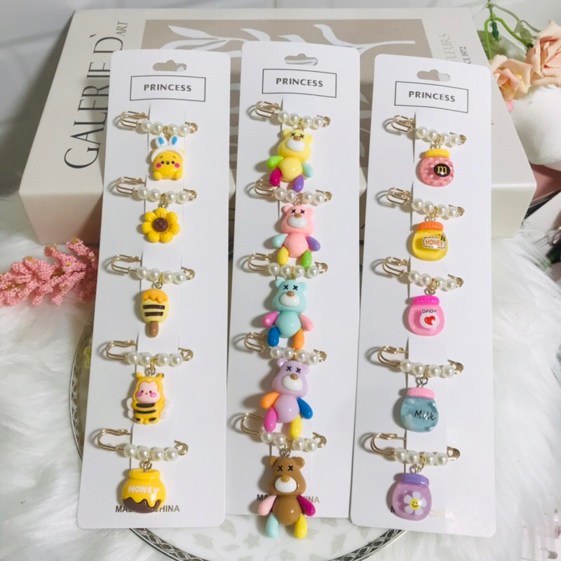 SET05 เข็มกลัดคนท้อง 5 ชิ้น/แพ็ค ขนาด 3.8 ซม.