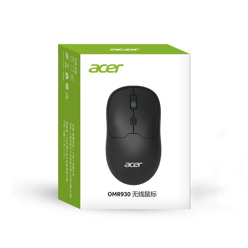 เมาส์ไร้สาย Acer คอมพิวเตอร์ตั้งโต๊ะ โน๊ตบุ๊ค ออลอินวัน เมาส์สำหรับเล่นเกมในบ้านสำนักงาน ทนทานและสะดวกสบาย