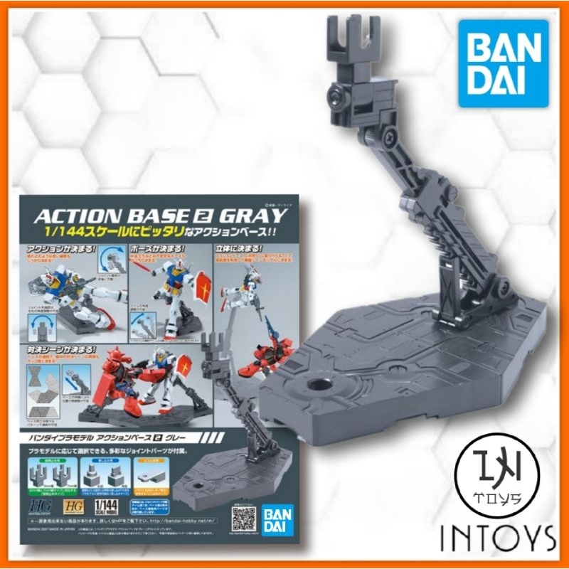 BANDAI - Action Base 2 GRAY (Display) ( HG-RG 1/144 / SD ) ( Gunpla / Gundam Plastic Kits)