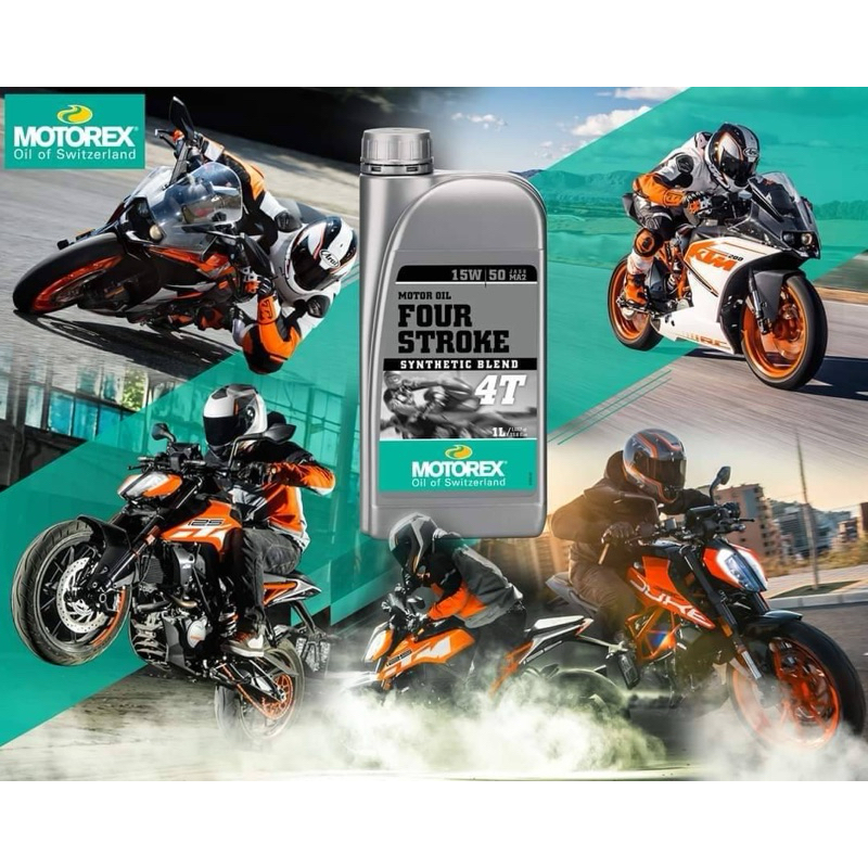 Motorex Four Stroke SAE 10W40 & 15W50