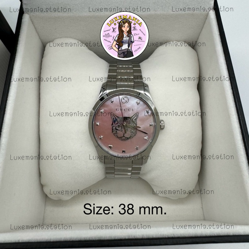 👜: New!! Gucci Watch 38 mm. ‼️ก่อนกดสั่งรบกวนทักมาเช็คสต๊อคก่อนนะคะ‼️