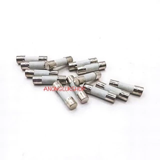 10ตัว 👉👉ฟิวส์เซรามิก 20มิล Fuse Ceramic 20MM. 250V 0.1A 1A 2A 2.5A 3A 3.15A 4A 5A 6A 6.3A 8A 10A 12A 13A 15A 20A 25A 30A