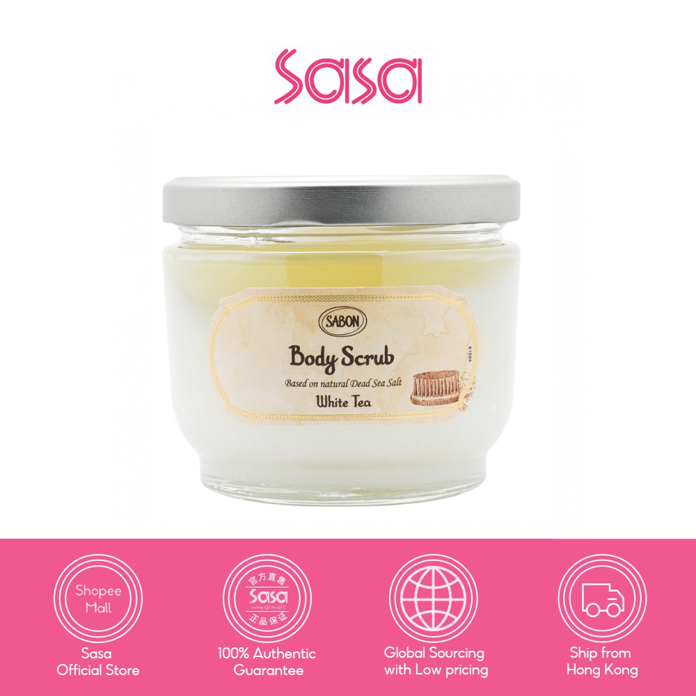 Sabon White Tea Body Scrub 600g