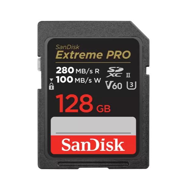 128 GB SD CARD (เอสดีการ์ด) SANDISK EXTREME PRO SDXC UHS-II CARD (SDSDXEP-128G-GN4IN)