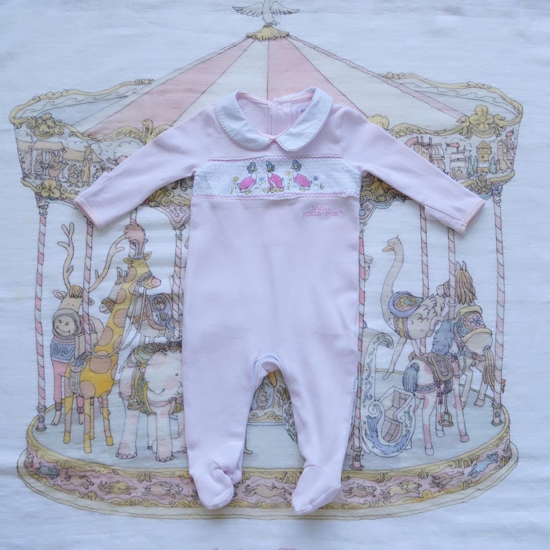 ชุดหมีคลุมเท้า Jojo bebe maman ลาย Peter rabbit