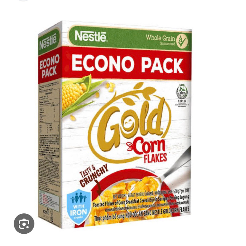 Nestle Gold Cornflakes เนสท์เล่ โกลด์ คอร์นเฟลกส์ ซีเรียล 500 กรัม