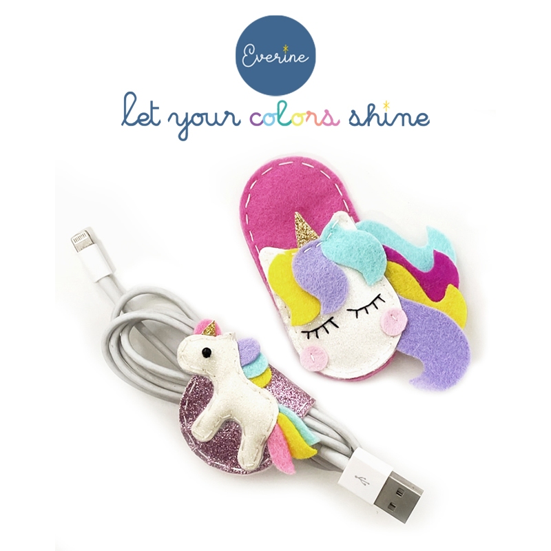 EVERINE - UNICORN ที่เก็บสายชาร์จ/หูฟัง CORD ORGANIZER
