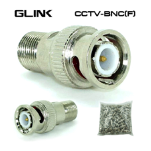 หัวต่อ BNC ท้ายแจ็ค F เกลียวนอก CCTV  รุ่น CCTV-BNC01 (ขายแยกชิ้น) GLink พร้อมส่ง