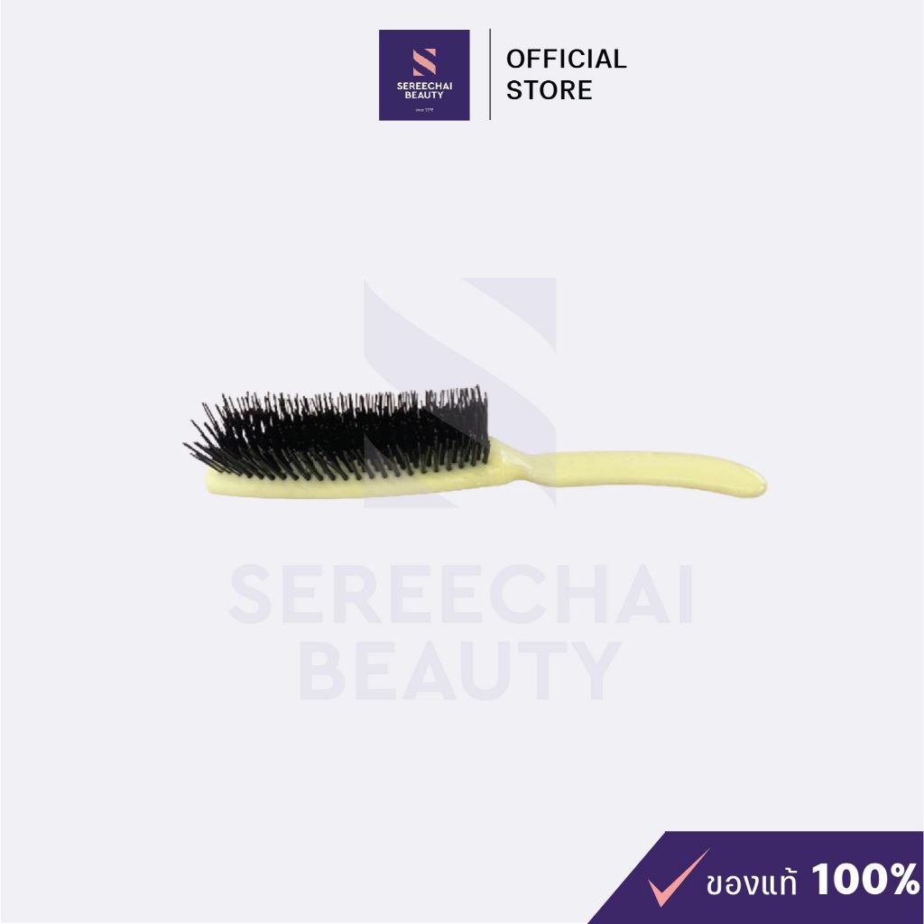 Manshong หวีแปรง สีขาว