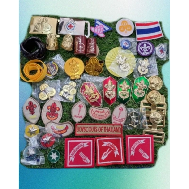 รวมอุปกรณ์เครื่องหมายลูกเสือ เนตรนารี ยุวกาชาด พร้อมส่งจ้า