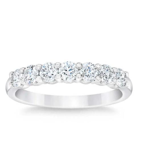 แหวนเพชร Lab Grown Diamond Ring 0.7 ct - เพชรรูปกลม- ทองคำ 9K (White Gold 9K)