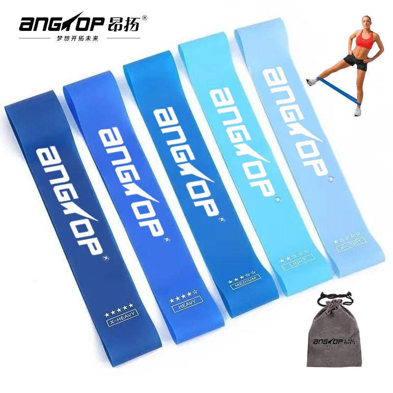 ANGTOP สายแรงต้าน ยางยืดโยคะ ยางโยคะ หนา ความยืดหยุ่นสูง ยางแรงต้าน resistance band อุปกรณ์โยคะ
