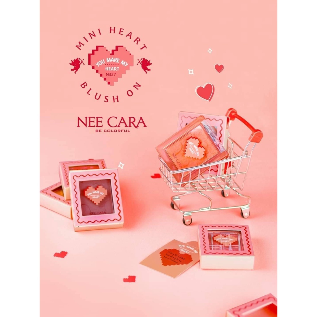Nee Cara Mini Heart Blush on #N327
