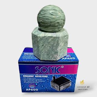 หินหมุนสีเขียวลายหินอ่อน ผลิต จากหินแท้ธรรมชาติ**เลือกขนาดหิ…