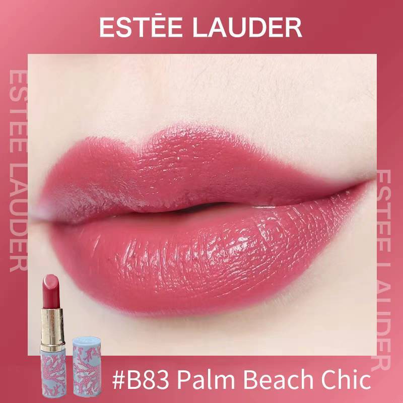 Beauty-Siam แท้ทั้งร้าน !! ลิปสติก Estee Lauder Limited Edition Lipstick #Palm Beach Chic 2.8 g