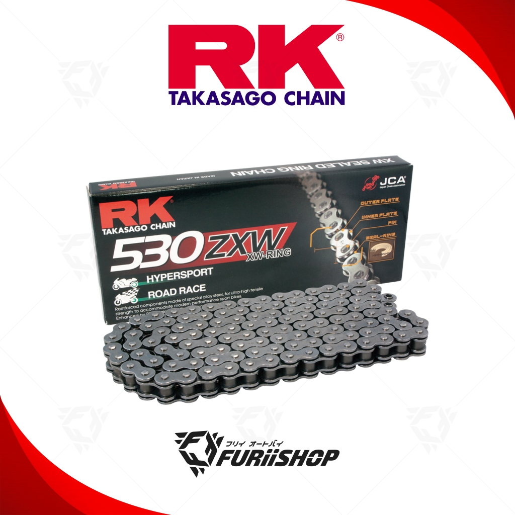 โซ่ RK Chain 530ZXW XW-ring Chain (530ZXW-120L)