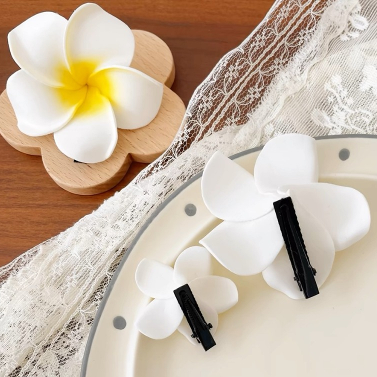 👙beachgirl👙 ในไทย กิ๊บแฟชั่น cute กิ๊บไปทะเล เครื่องประดับ กิ๊บ ดอก #0229 - รูปที่ 2