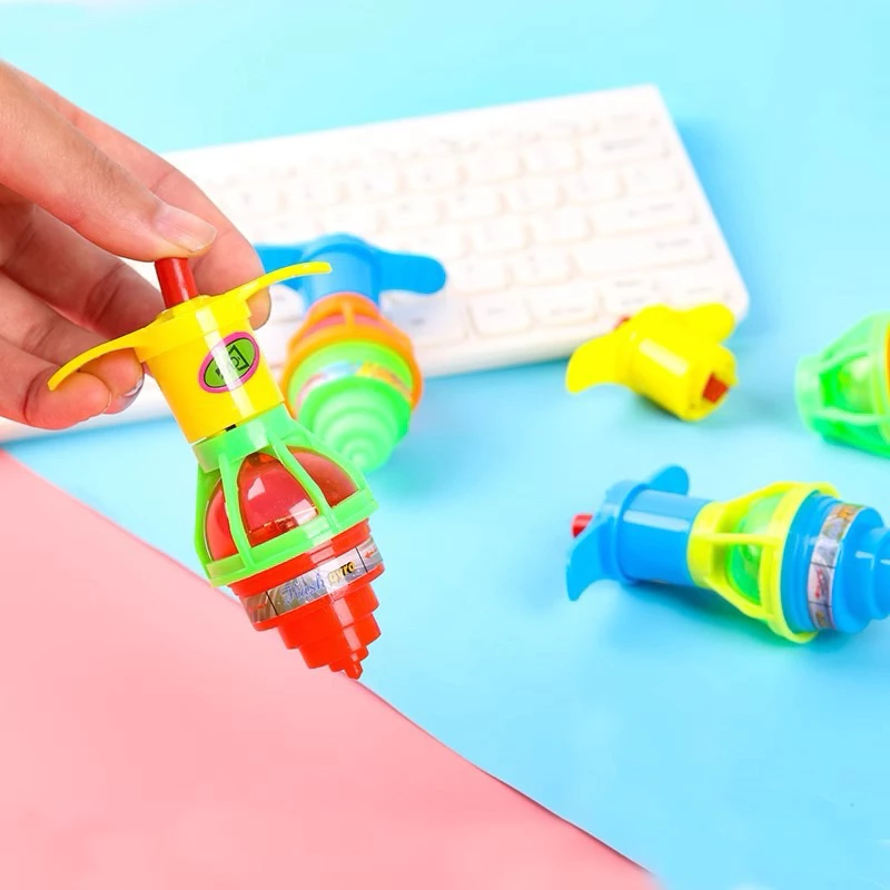 พร้อมส่ง ลูกข่างพลาสติก มีไฟเรืองแสงและกะพริบ หมุนได้ thumbnail 3