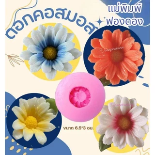 แม่พิมพ์ฟองดอง สำหรับทำขนม อาลัว สัมปันนี ขนมต่างๆ รูปดอกคอสมอส