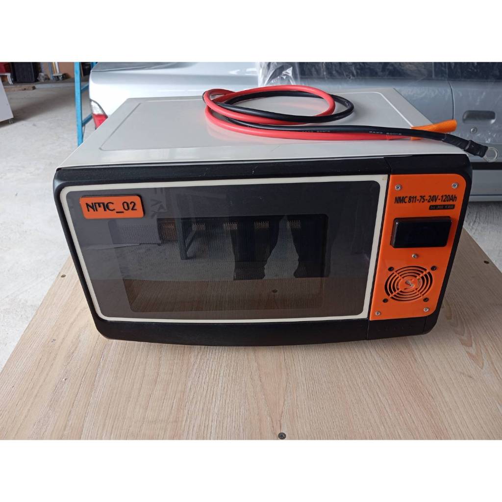 NMC811 24V120Ah มือ2 ใช้ไป117cycle พร้อมใช้ สมาร์ทBMS JK-1A8S20P