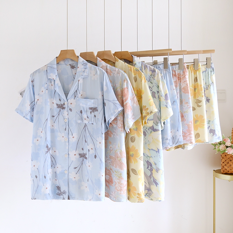 ชุดนอน Mulen (Muslin Pajamas) Organic bamboo รุ่น (A450 A451 A452 A453)