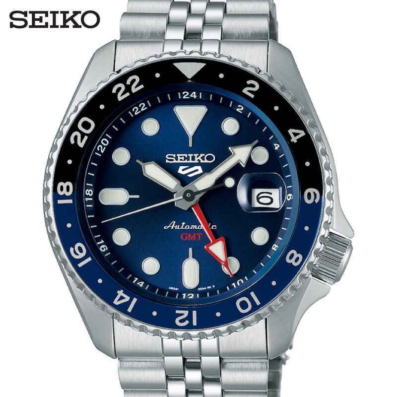 SEIKO นาฬิกาข้อมือ SEIKO 5 SPORTS AUTOMATIC G.M.T รุ่น SSK003K