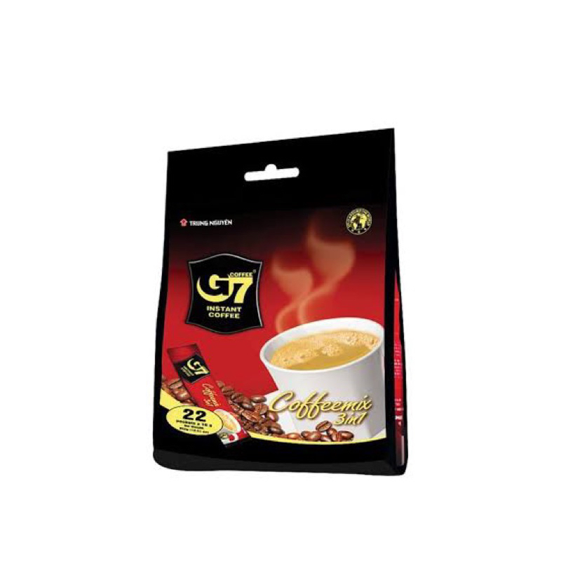 G7 instant coffee 22s’ 3in1  กาแฟทรีอินวัน 22ซอง fl coffeemix