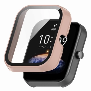 เคส Amazfit bip 3 / bip 3 pro ฟิล์มกระจกนิรภัย PC สวยงามมีหลากหลายสี