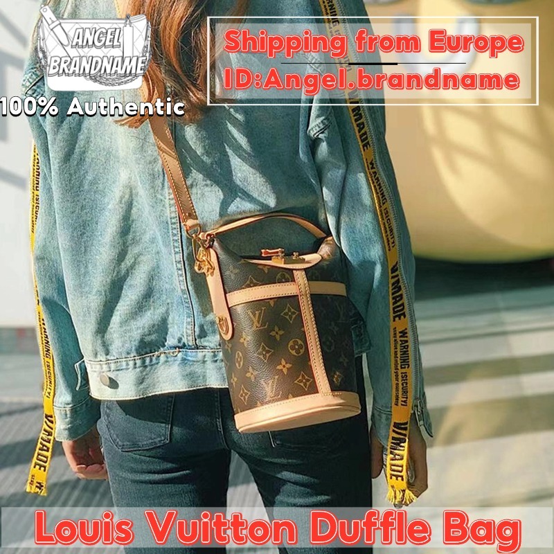 👜หลุยส์วิตตอง Louis Vuitton Duffle Bag สุภาพสตรี กระเป๋าสะพายไหล่