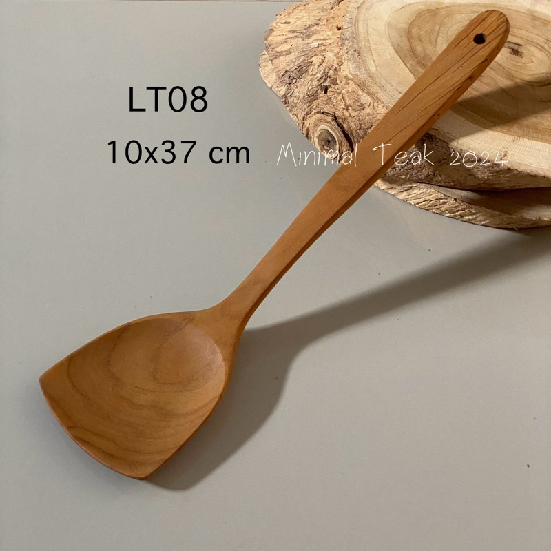 ตะหลิวไม้สัก ตะหลิวผัดขนาดใหญ่