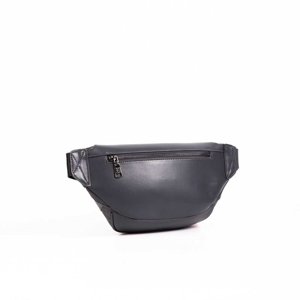 Playboy:Journey Men's Bag กระเป๋าคาดอกคาดเอวผู้ชาย รุ่น ST-B242PBM271-BL ดีไซน์สกรีนโลโก้อักษรสามเหลี่ยม สีกรม