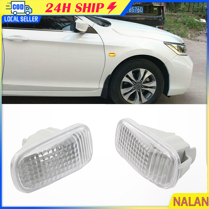 ไฟเลี้ยวข้างแก้ม 1/2ชิ้น สำหรับHonda Civic City Stream 0dysseyCRV Fit Jazz 2002-2014  จัดส่งรวดเร็ว