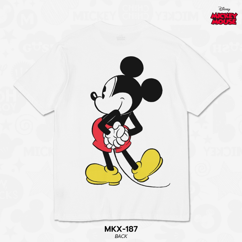 Power 7 Shop เสื้อยืดการ์ตูน มิกกี้เมาส์ ลิขสิทธ์แท้ DISNEY (MKX-187) — صورة 4