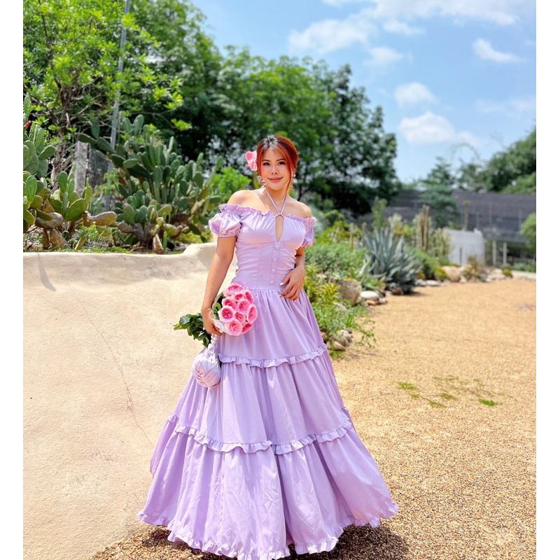 Jasmines color maxi dress • สินค้าพร้อมส่ง