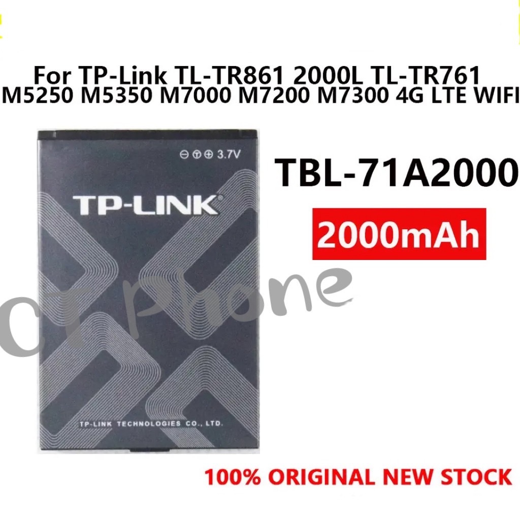 แบตแท้ TP-LINK Wifi Router M7300 TBL-71A2000 2000mAh รับประกัน3เดือน