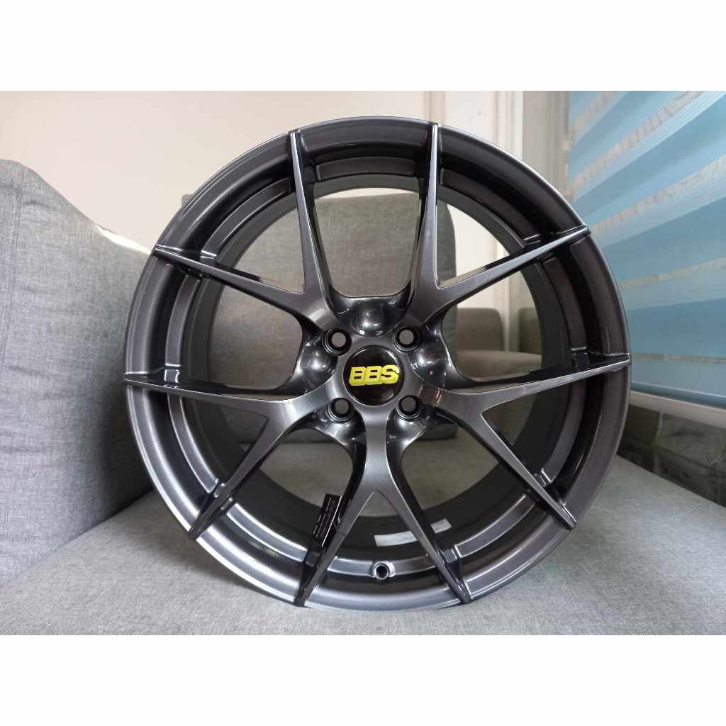 แม็กขอบ 17 ล้อรีดเบา 4 รู 100 สีเทากัล