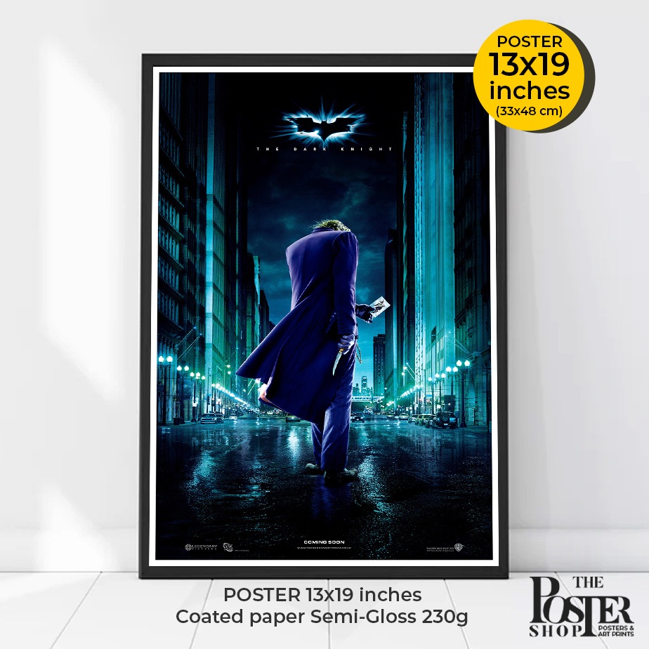 Batman - The Dark Knight Trilogy Poster 2005-2012 ( Christopher Nolan) Christian Bale, Michael Caine ภาพขนาด 33X48 cm