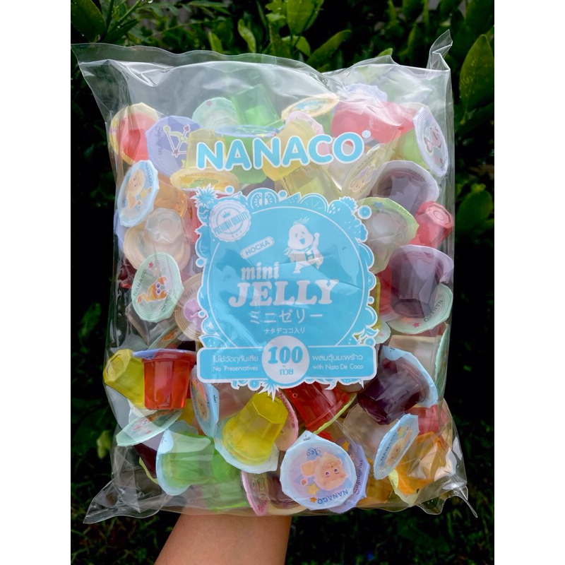 Nanaco jelly เจลลี่ผสมวุ้นมะพร้าว 100 ถ้วย