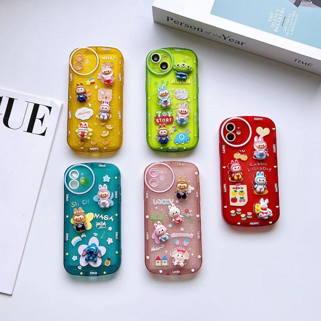 เคสโทรศํพท์เคสนูน ลายน่ารัก ลายลาบูบู้  เคสนิ่ม สำหรับออปโป้ A16k/A31/RENO7z/RENO8z/A53.4G/A15/A15S/A5S สินค้าพร้อมส่ง