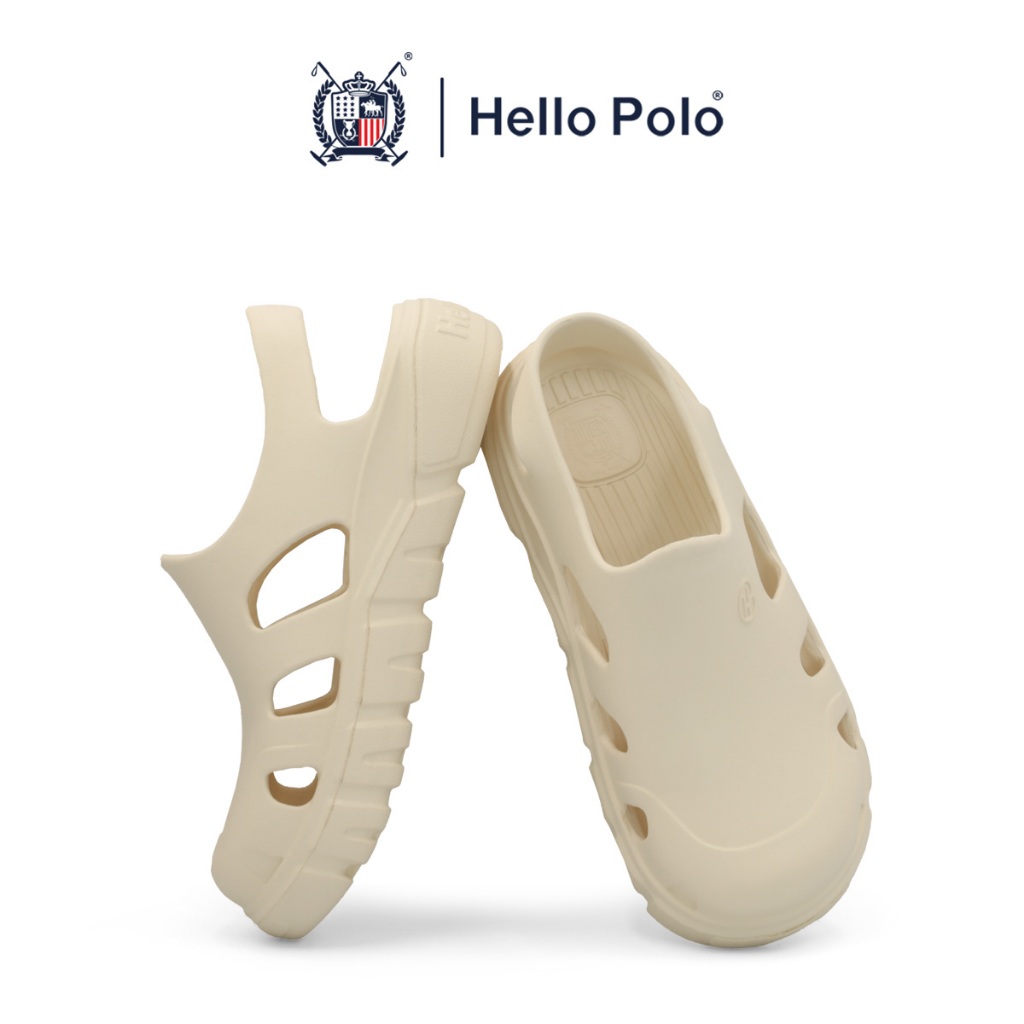 Hello Polo รุ่น HP8035 รองเท้าแตะแบบรัดส้น พื้นนิ่มแฟชั่น น้ำหนักเบา Size 36-45