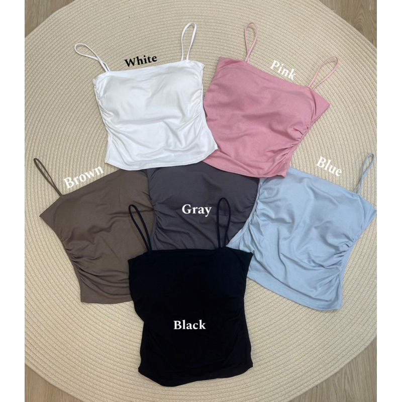Nararis Brand : สายเดี่ยว จั๊มเอว สีพาสเทล พร้อมส่ง #B08