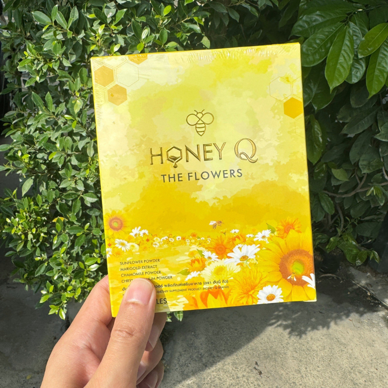 เซ็ตใหญ่ HONEY Q THE FLOWERS ฮันนี่ คิว เดอะฟลาวเวอร์ อาหารเสริม เอ้ ชุติมา ไม่ทานจุบจิบ อิ่มไว