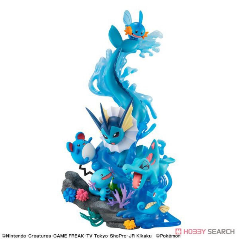 Megahouse G.E.M.EX Series: Pokémon Water Type - DIVE TO BLUE ( Genuine authentic figure ✅ )