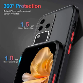 เคสขอบสีใช้สำหรับVivo รุ่นV30/V30pro/V30E/V29/V29E/V27/V27pro/V40/V40pro