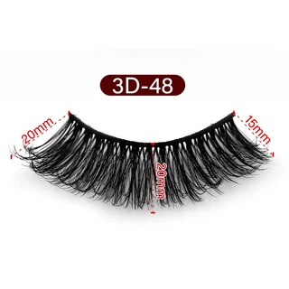 ขนตาปลอม หนา ฟู 3D 5 คู่ Mink Hair False Eyelashes