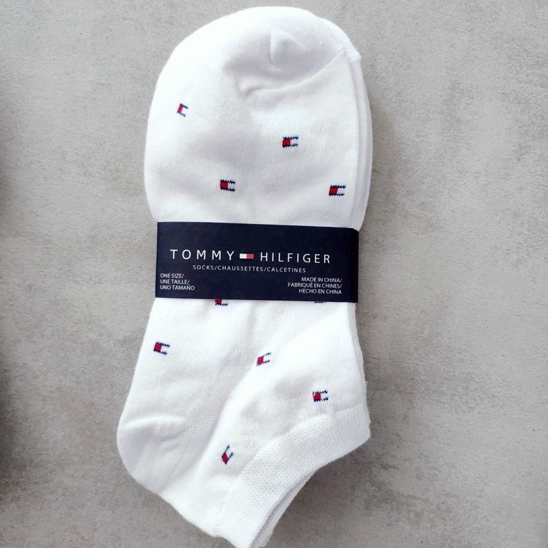 ถุงเท้าtommy 3 คู่ สีขาว แท้