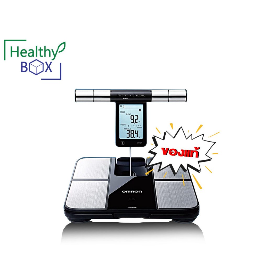 OMRON เครื่องชั่งน้ำหนักและวัดมวลกาย HBF-702T เครื่องชั่งน้ำหนัก เครื่องวัดองค์ประกอบร่างกาย