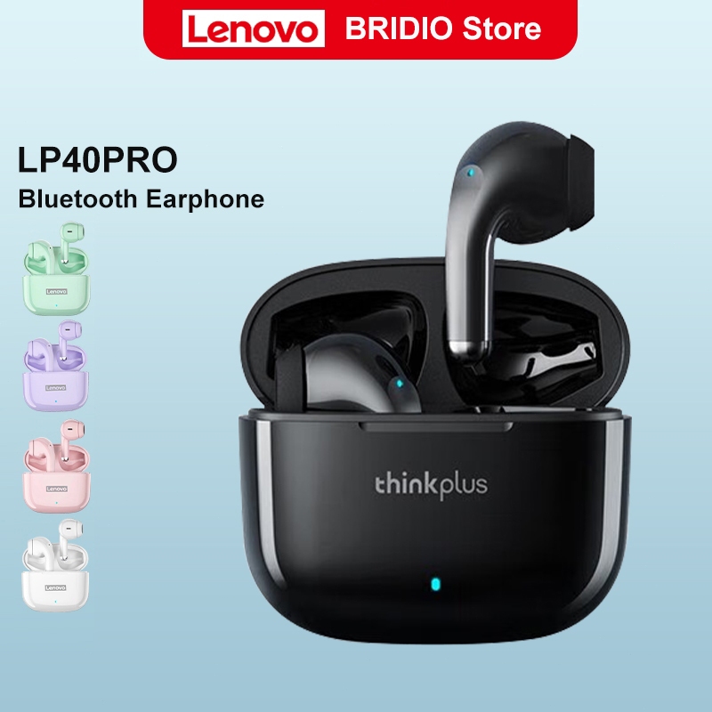 Lenovo LP40 Pro หูฟังบลูทูธ Tws ไร้สาย ลดเสียงรบกวน สเตอริโอ ไร้สายบลูทูธ 5.1 พร้อมไมโครโฟน