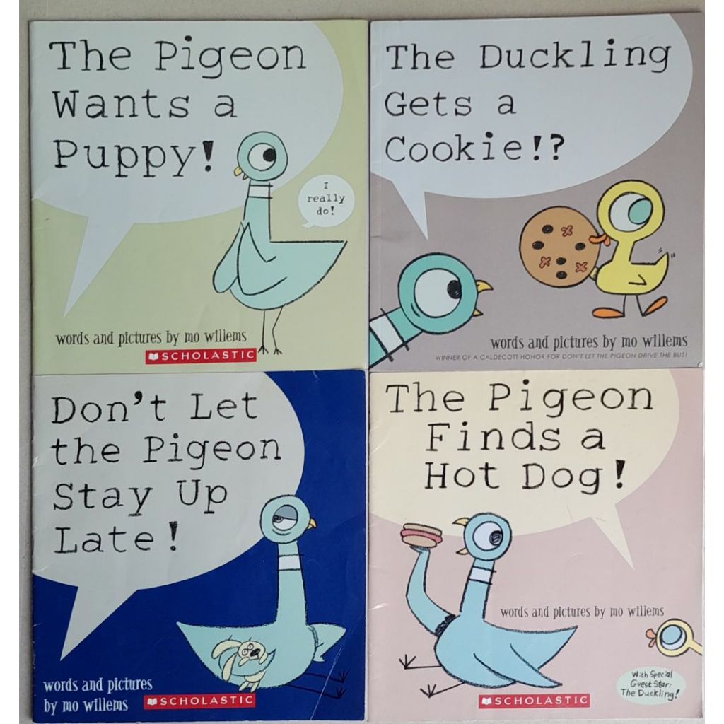 p9-2 The Pigion by Mo Willems Picture Book หนังสือมือสอง ปกอ่อน นิทาน